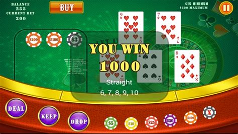 video poker casino gratuit